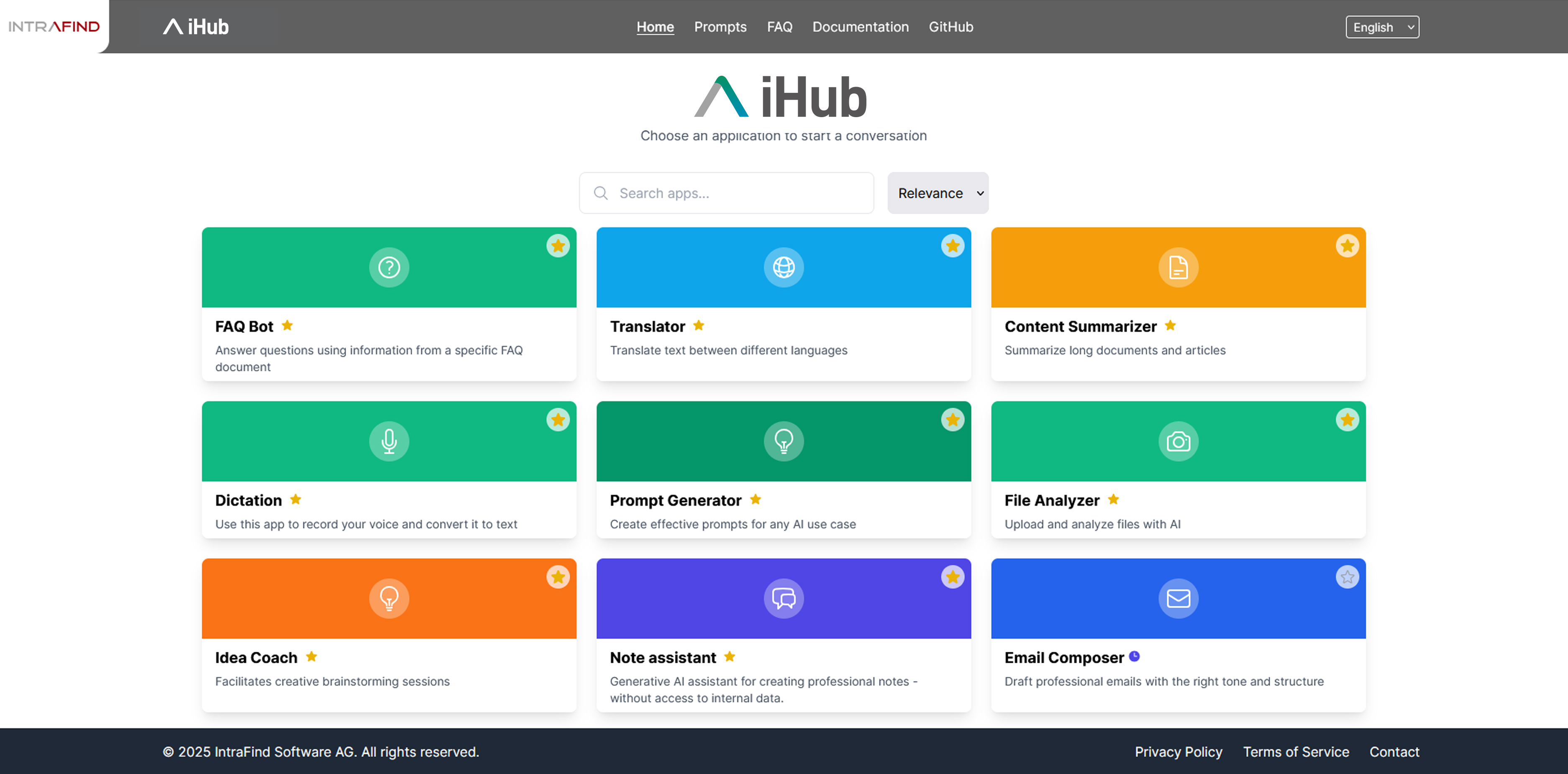 Screenshot iHub